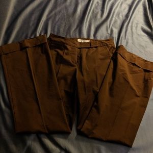 Wide leg brown Trina Turk pants
